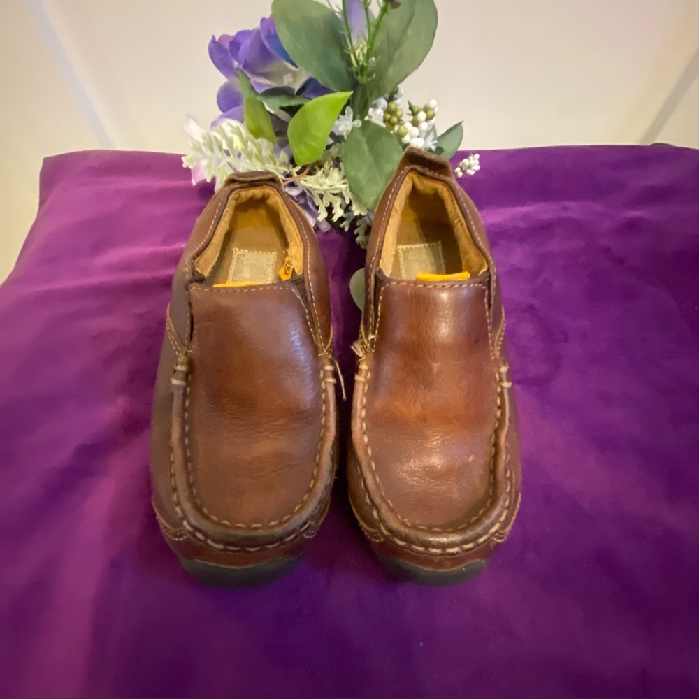 Timberland Toddler Size 10 Leather Loafers Slip Ons